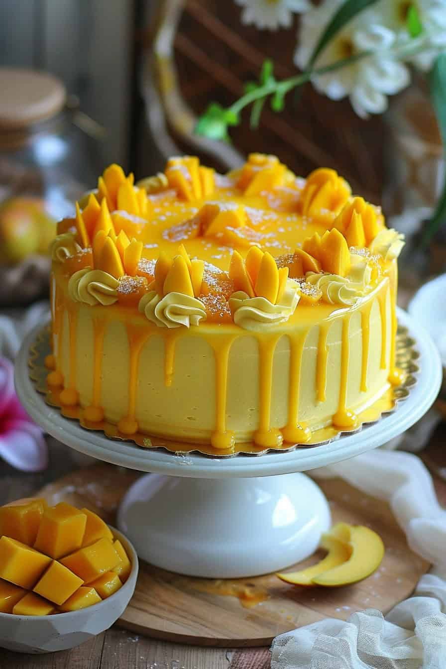 Mango Mousse Cake